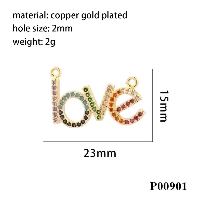 1 Piece Casual Sweet Sun Letter Moon Copper Enamel Inlay Jewelry Accessories