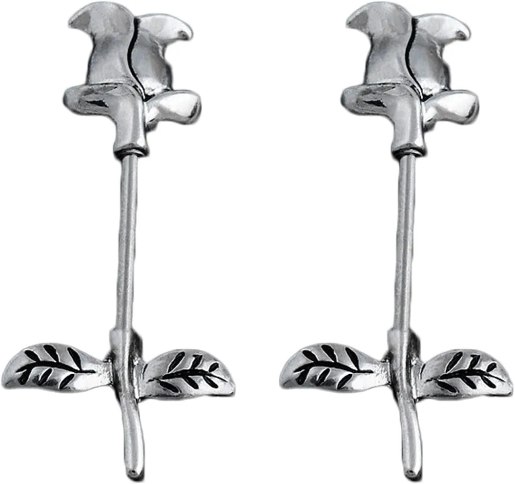 14G Stainless Steel Nipple Rings Rose Straight Barbell Bars Tongue Ring 14mm(9/16Inch) Body Piercing Jewelry