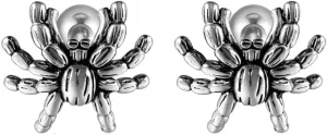 2Pcs 16G Spider Cartilage Stud Earrings for Women Men Stainless Steel Conch Helix Screw Back Earrings Studs Halloween Cartilage Piercing Jewelry