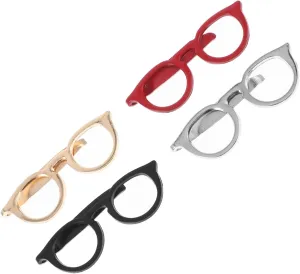 4pcs Elegant Tie Clips for Men Durable Collar Clips Matte Comfortable Stylish Necktie present for Business Casual Wear