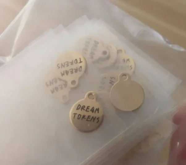 50 Custom Charm, Silver Gold Stainless Steel Personalized Charm, Logo Charm Beads, Laser Engraved Charm Beads For Jewelry Bracelets Making