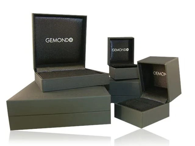 9 Karat Gelbgold 0,39 KT Blau Topas & Diamant Cluster Anhänger