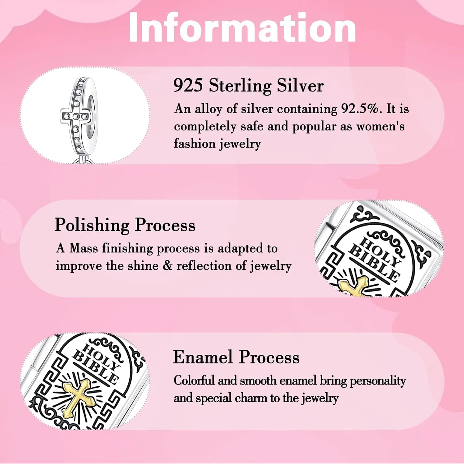 925 Sterling Silver Charms for Bracelets and Necklaces Charms for Women Fashion Jewelry for Women Friend and Mother