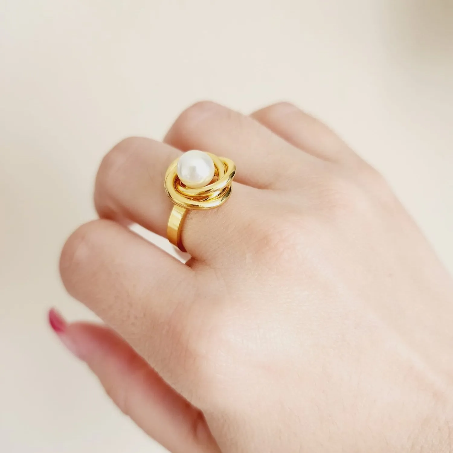 Adamaris Pearl Ring