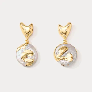 Antique Baroque Pearl Earrings