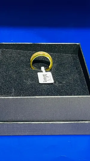 Anu Solid Gold with Pink Crystal Ring