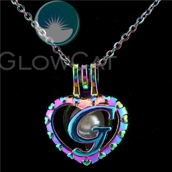  Aroma Pearl Cage Locket Necklace Kids, Women