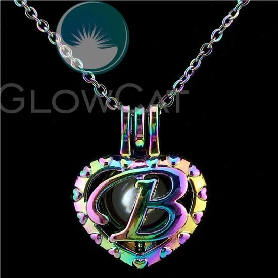  Aroma Pearl Cage Locket Necklace Kids, Women