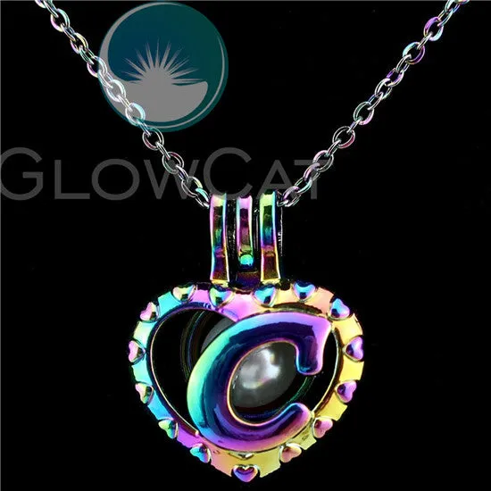  Aroma Pearl Cage Locket Necklace Kids, Women