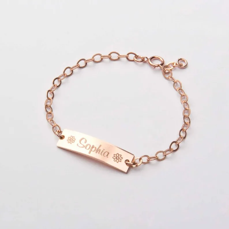 Baby Stainless Steel Adjustable Baby Child Bracelet
