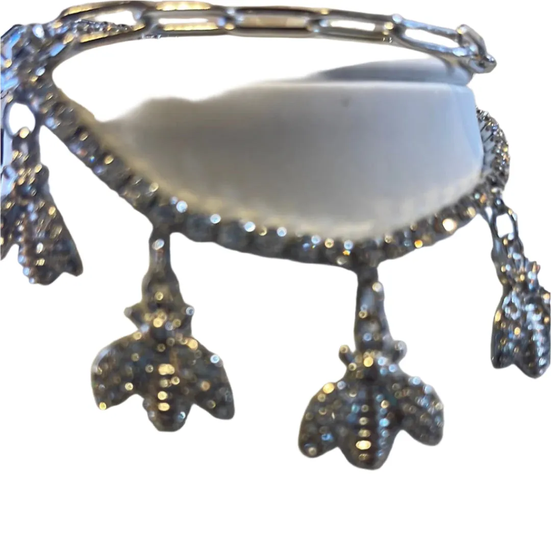 bee toggle rhinestone bracelet