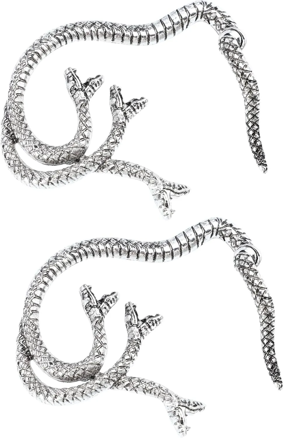 BESTYASH Snake Shaped Cartilage Earrings Gothic Earrings Ear Cuff Studs for Women
