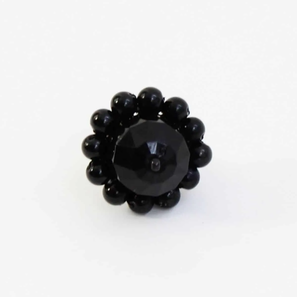 Black Gem Stone Ring