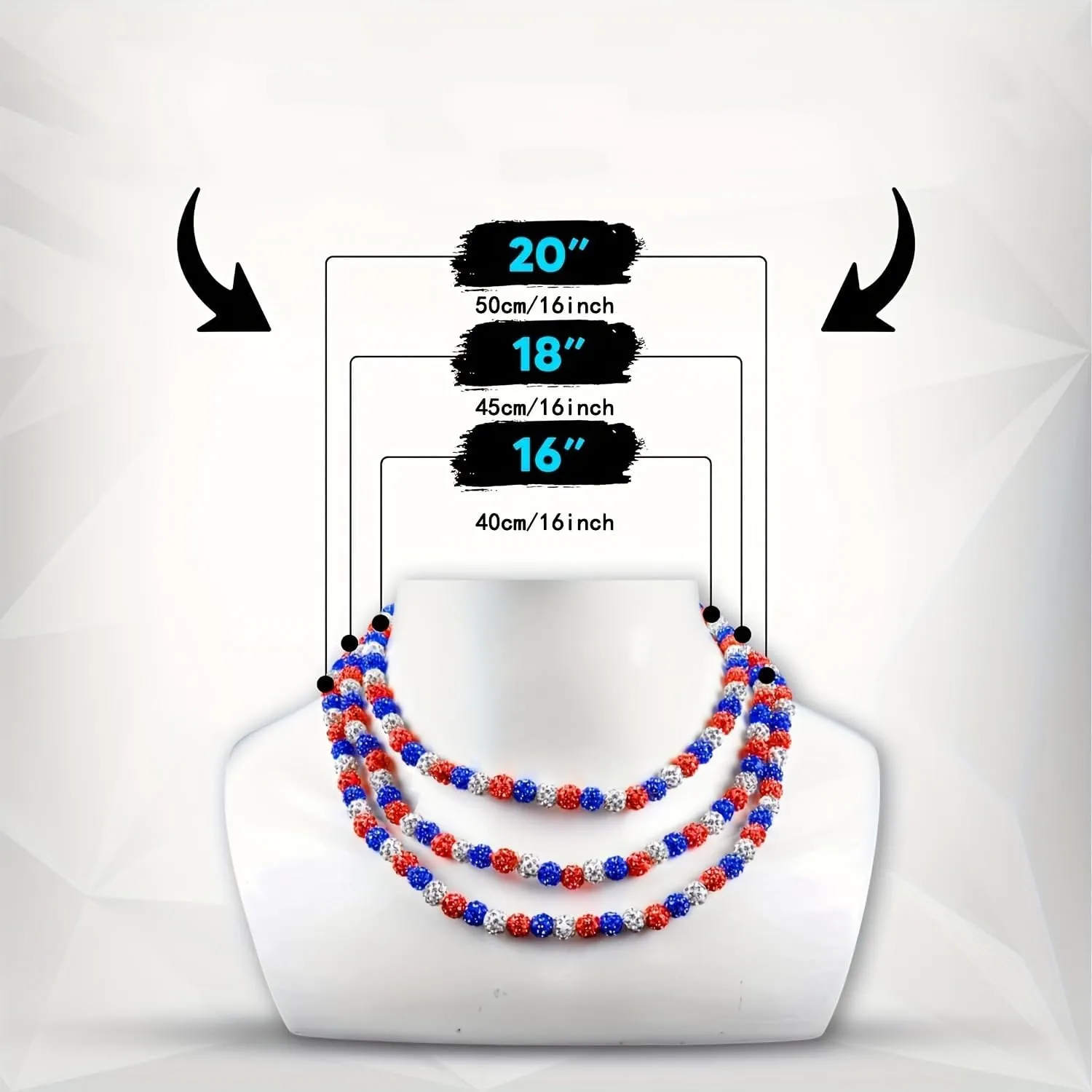Bling Baseball Necklace Ice Collection Necklace for Competitive Athletes,Glitter Rhinestone Ball Necklaces for Men Women Inspired Sports Jewelry Gift Accessory 16" 18" 20"