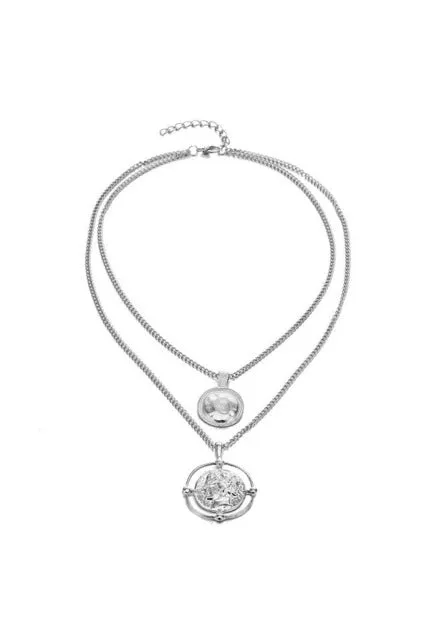 bohemian female double-layer necklace