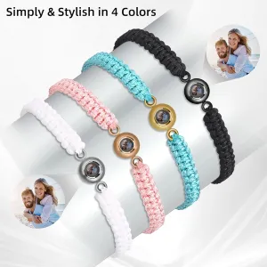 Bracelet with Picture Inside Sterling Silver Picture Bracelet Personalized Photo for Men Women