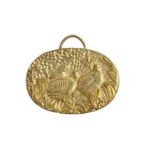 Brass Hunting Pendant