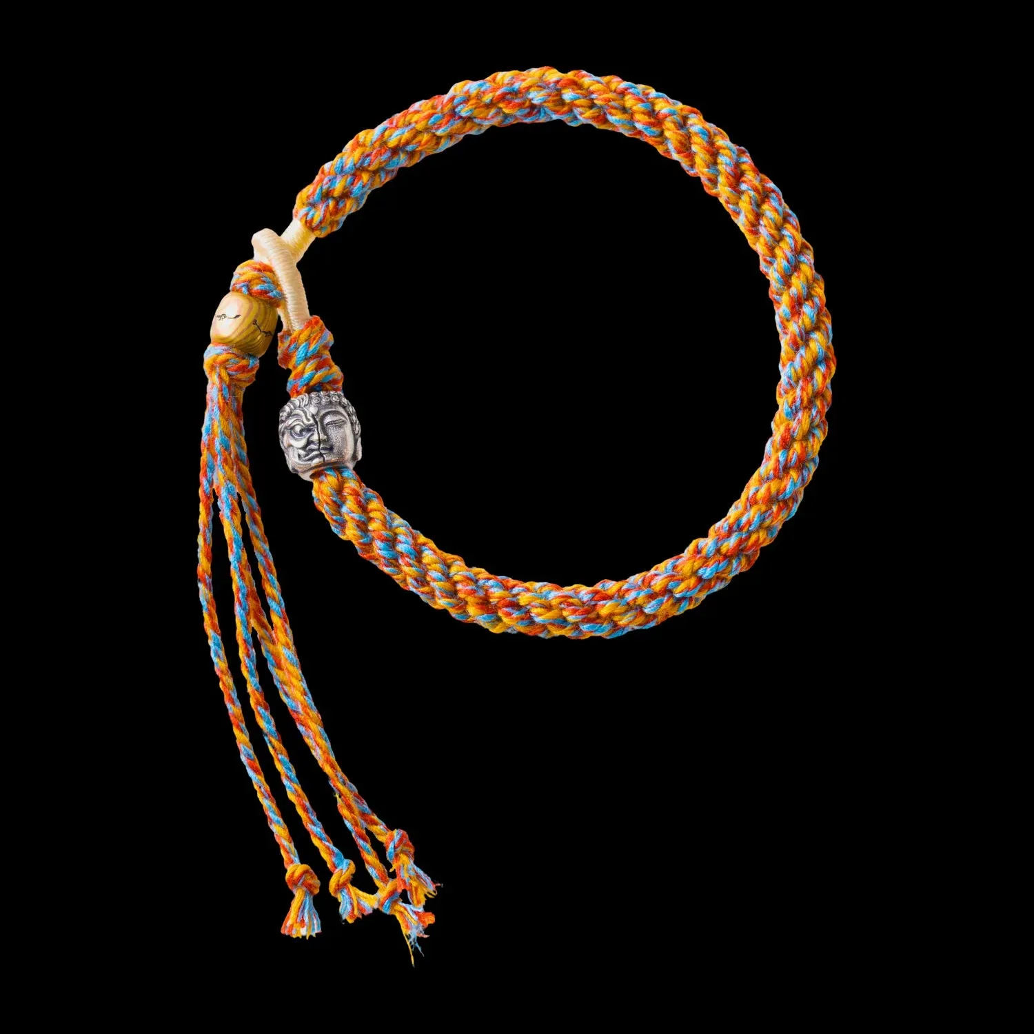 Buddha-Demon Bead Bracelet