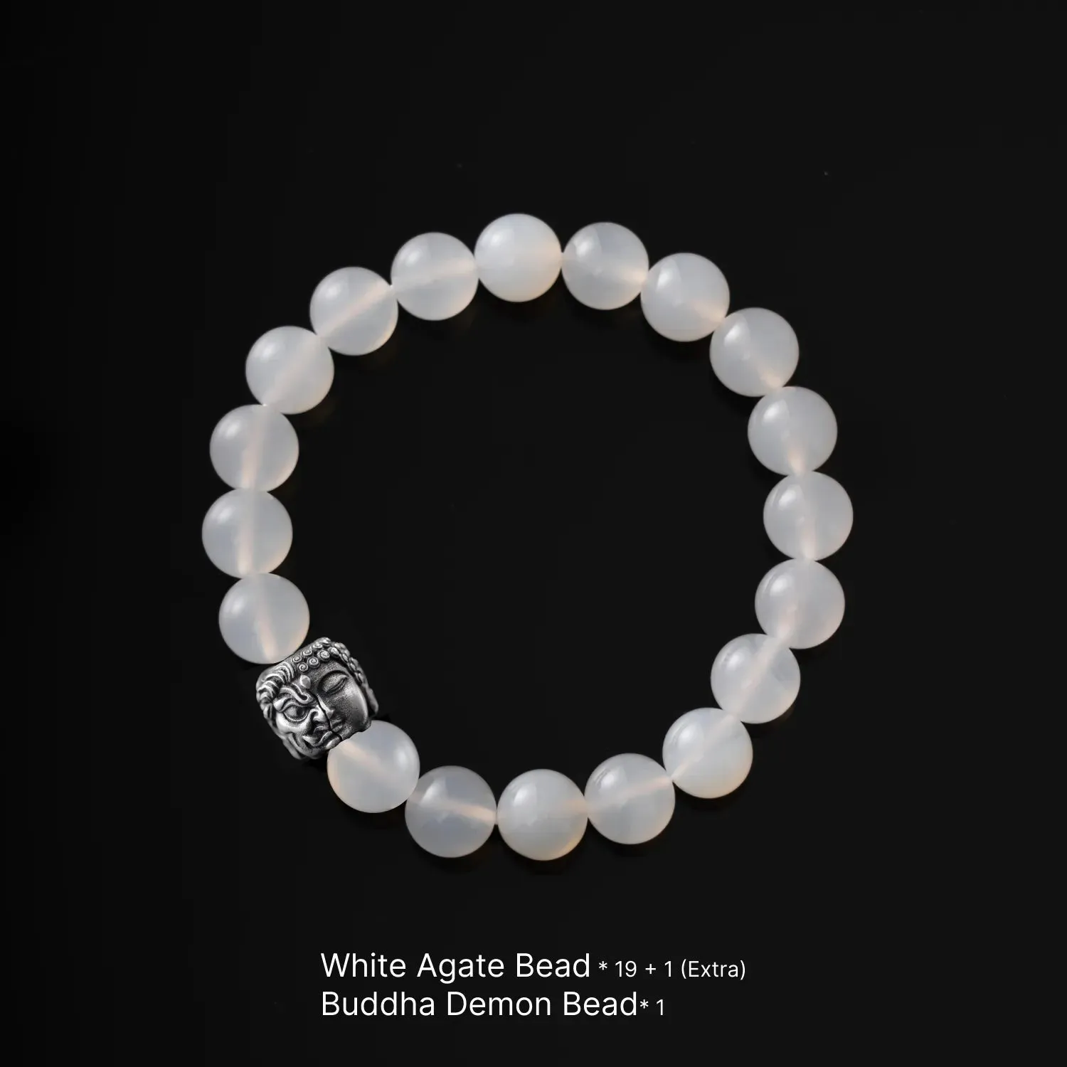 Buddha-Demon Bead Bracelet