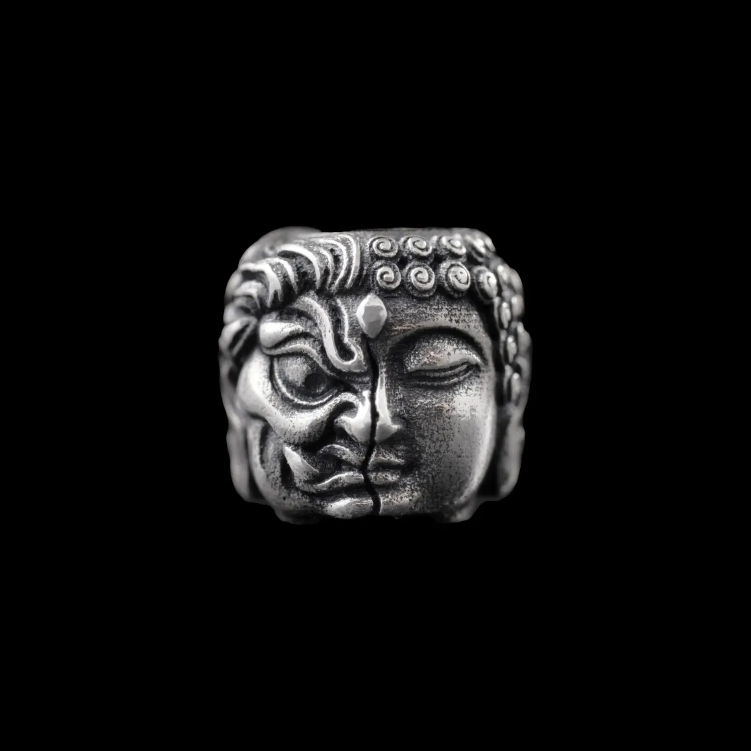 Buddha-Demon Bead Bracelet