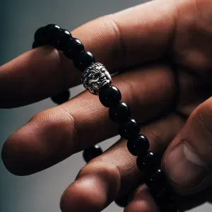 Buddha-Demon Bead Bracelet
