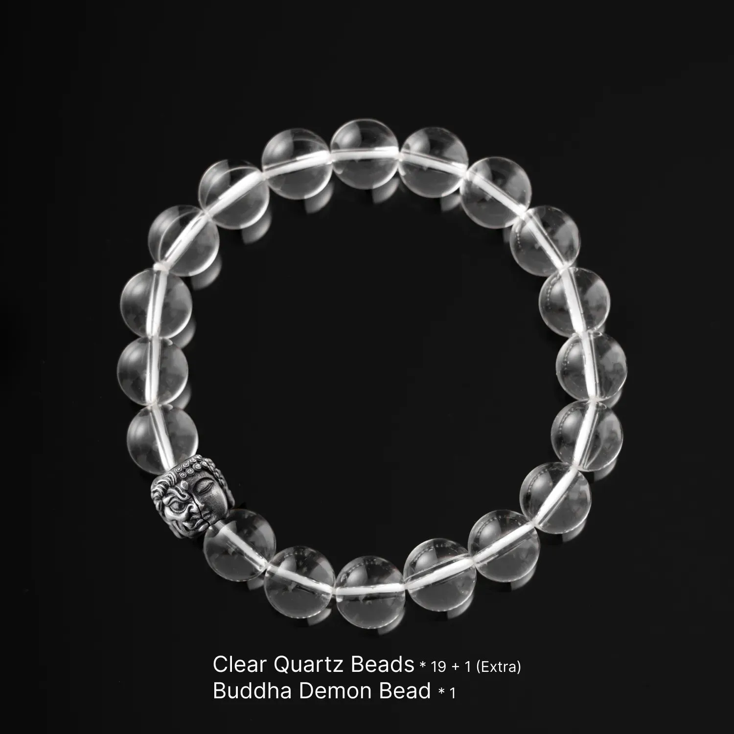 Buddha-Demon Bead Bracelet
