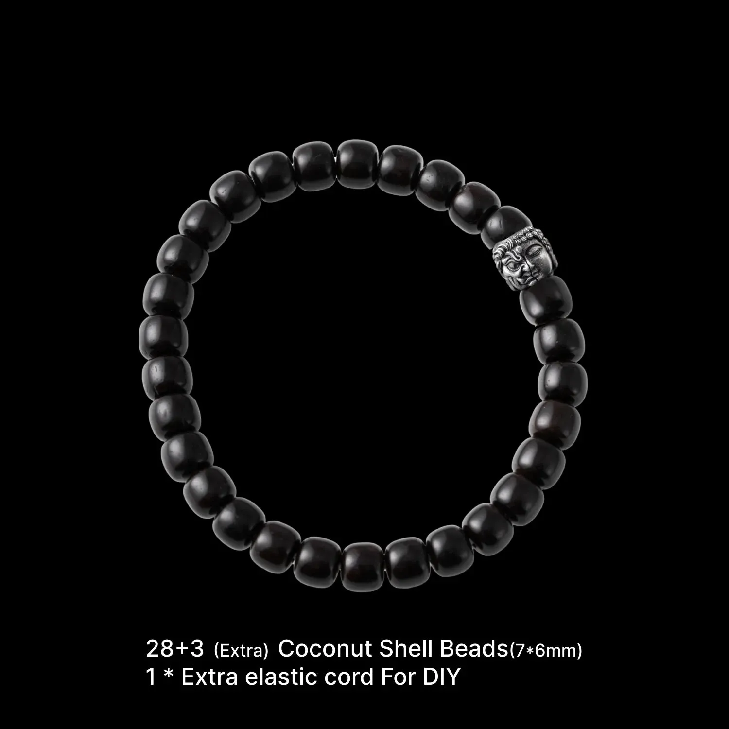 Buddha-Demon Bead Bracelet