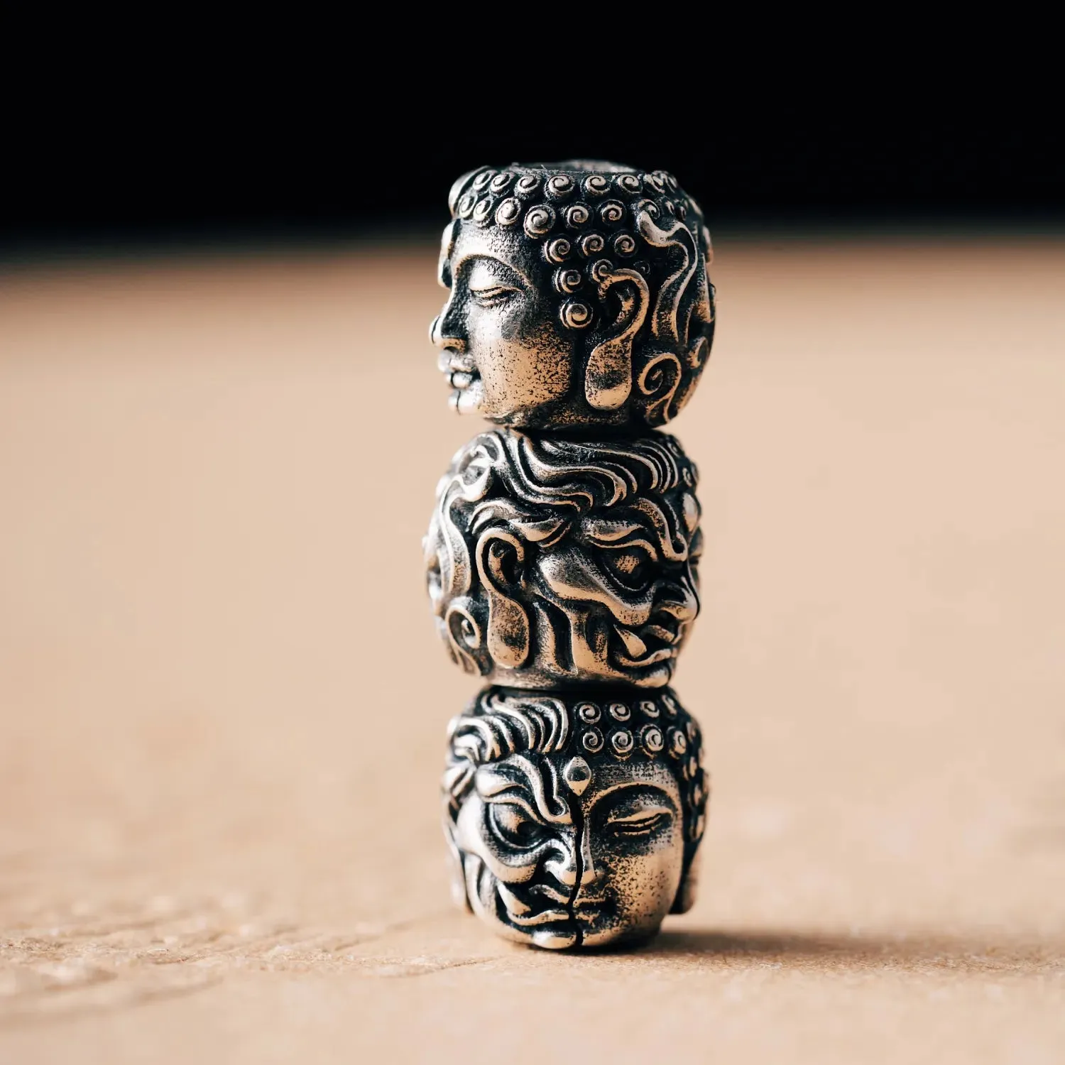 Buddha-Demon Bead Bracelet