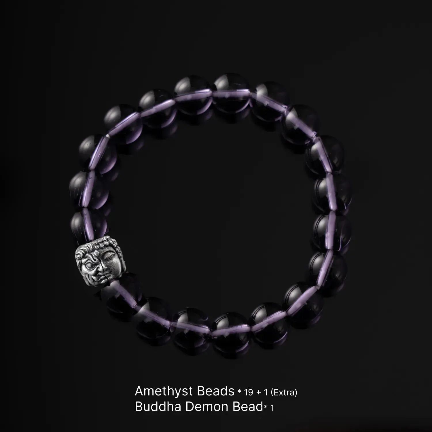 Buddha-Demon Bead Bracelet