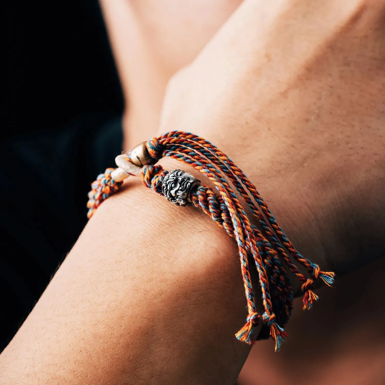 Buddha-Demon Bead Bracelet