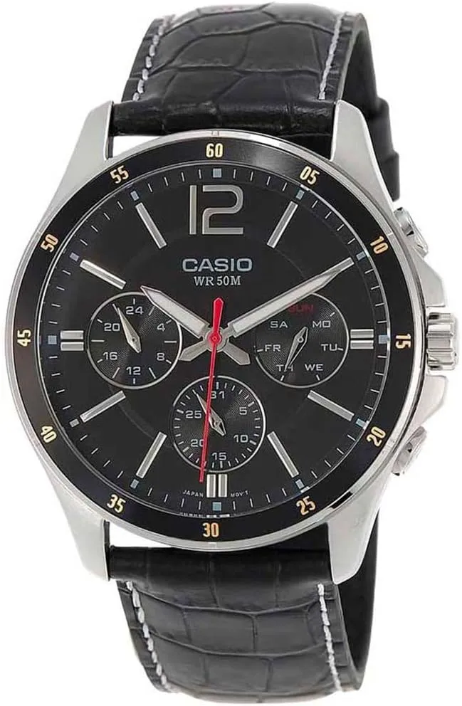 CASIO MTP-1374L-1A Men's Multifunction Japanese Watch, Casual