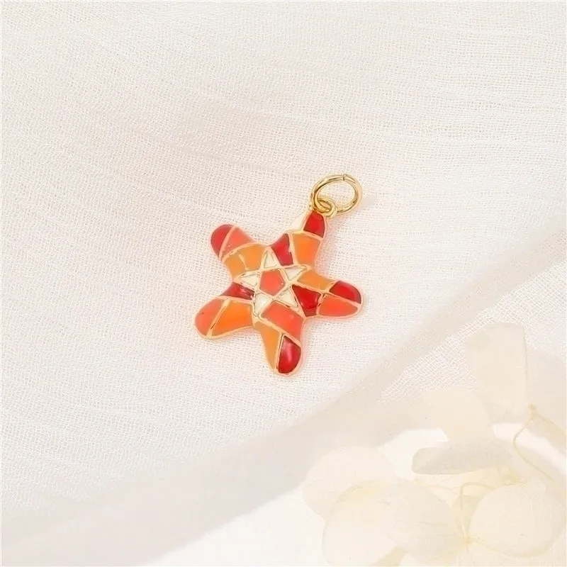 Casual Starfish Copper Plating 14k Gold Plated Jewelry Accessories