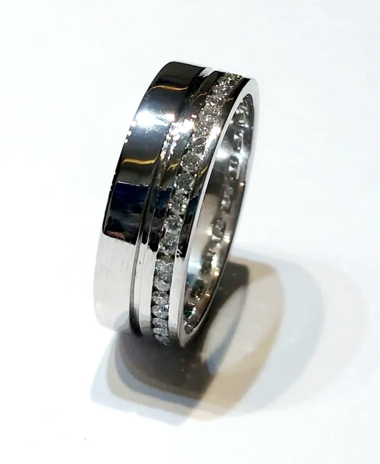 Channel-Set Diamond Eternity Ring