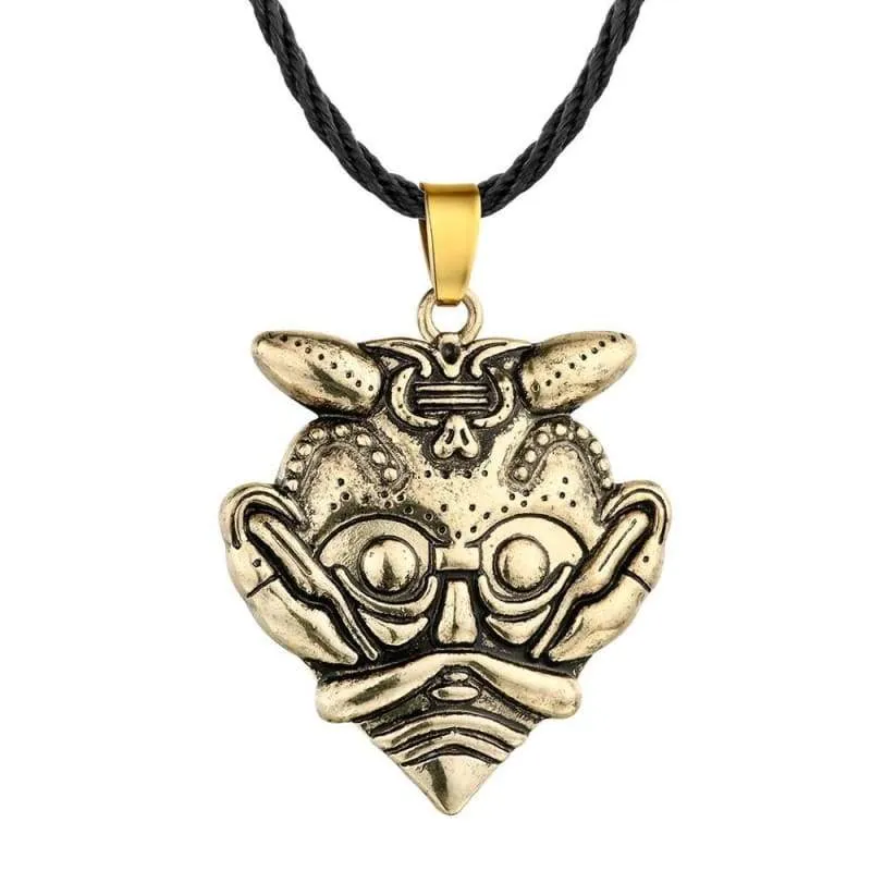 Chereda Egyptian Egypt Pyramid Pendants for Men Punk Style Rope Chain Necklaces Triangle Evil Eye Illuminati Jewelry