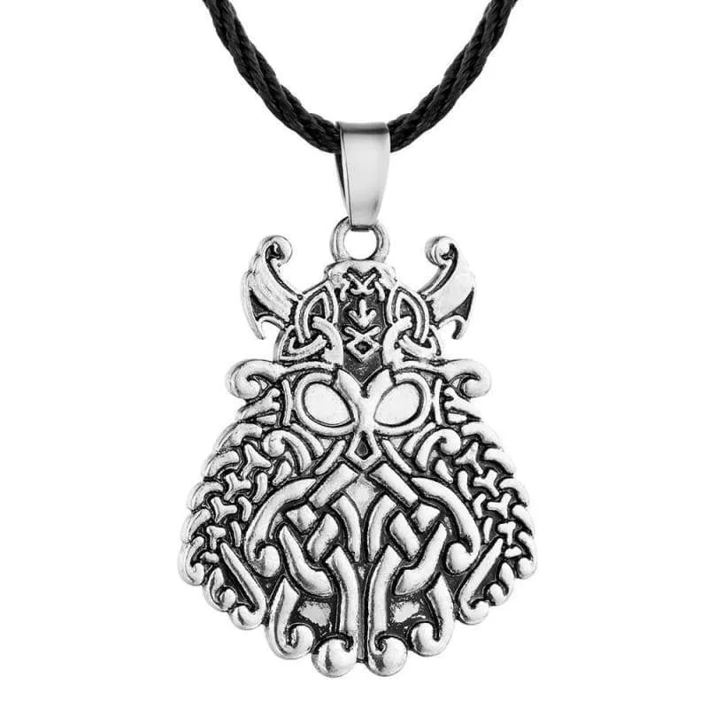 Chereda Egyptian Egypt Pyramid Pendants for Men Punk Style Rope Chain Necklaces Triangle Evil Eye Illuminati Jewelry