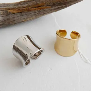 Chunky Gold Plated Hester Ring