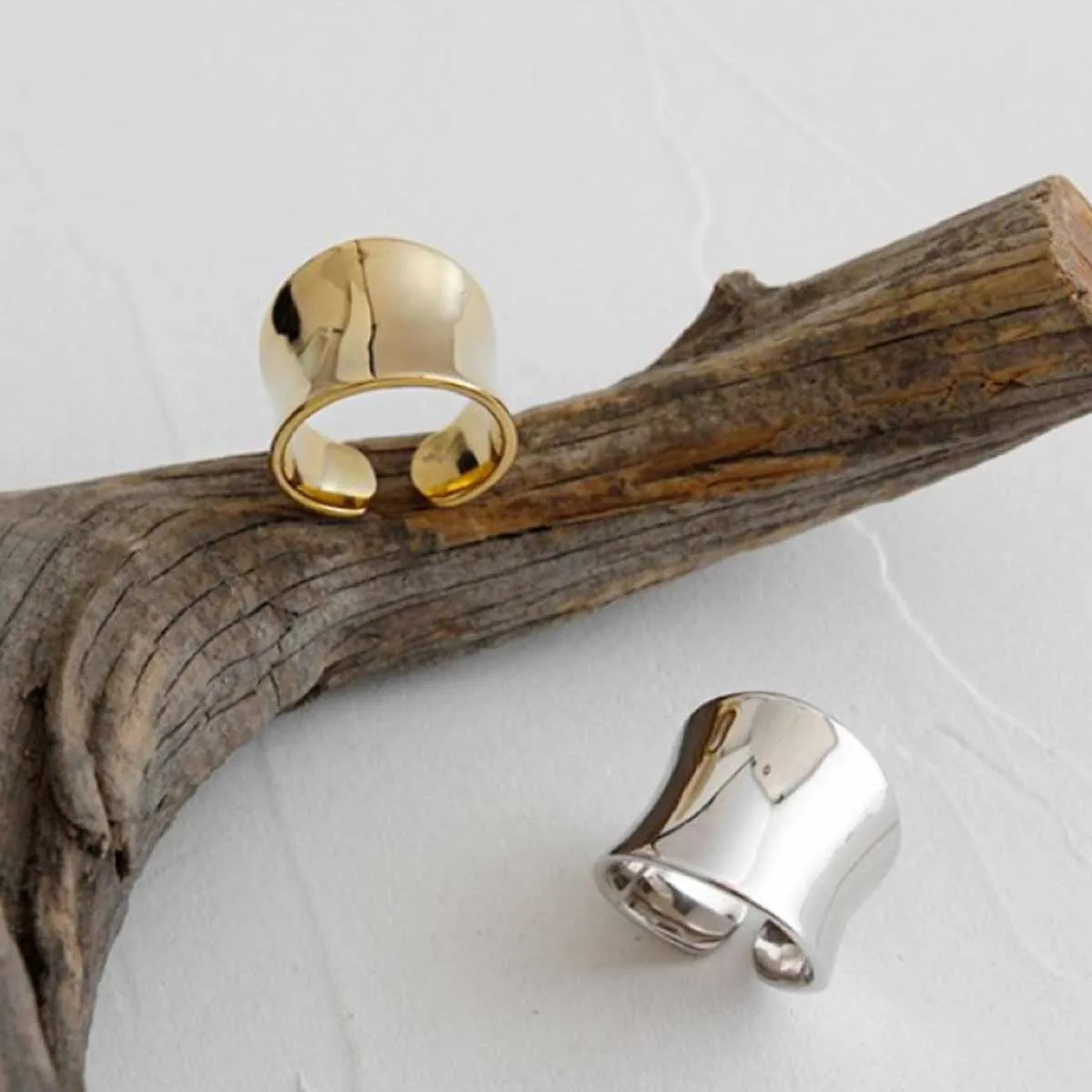 Chunky Gold Plated Hester Ring