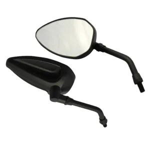Cipa USA 01934 Motorcycle Economy Mirror Kit; Black [Left And Right Side];
