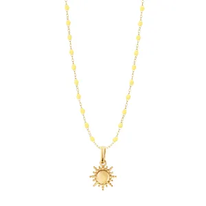 Classic Sun Necklace in Mimosa