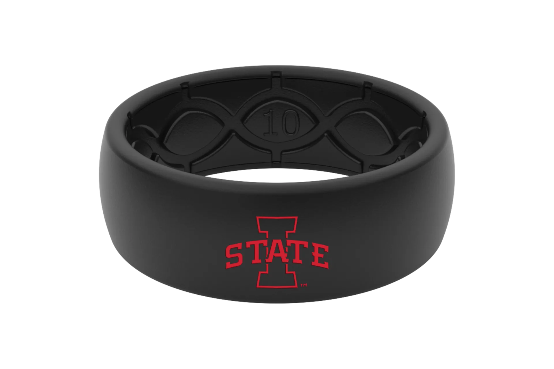 College Iowa State Black & Color Ring