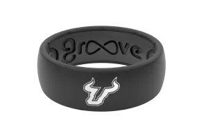 College South Florida Black Logo Ring