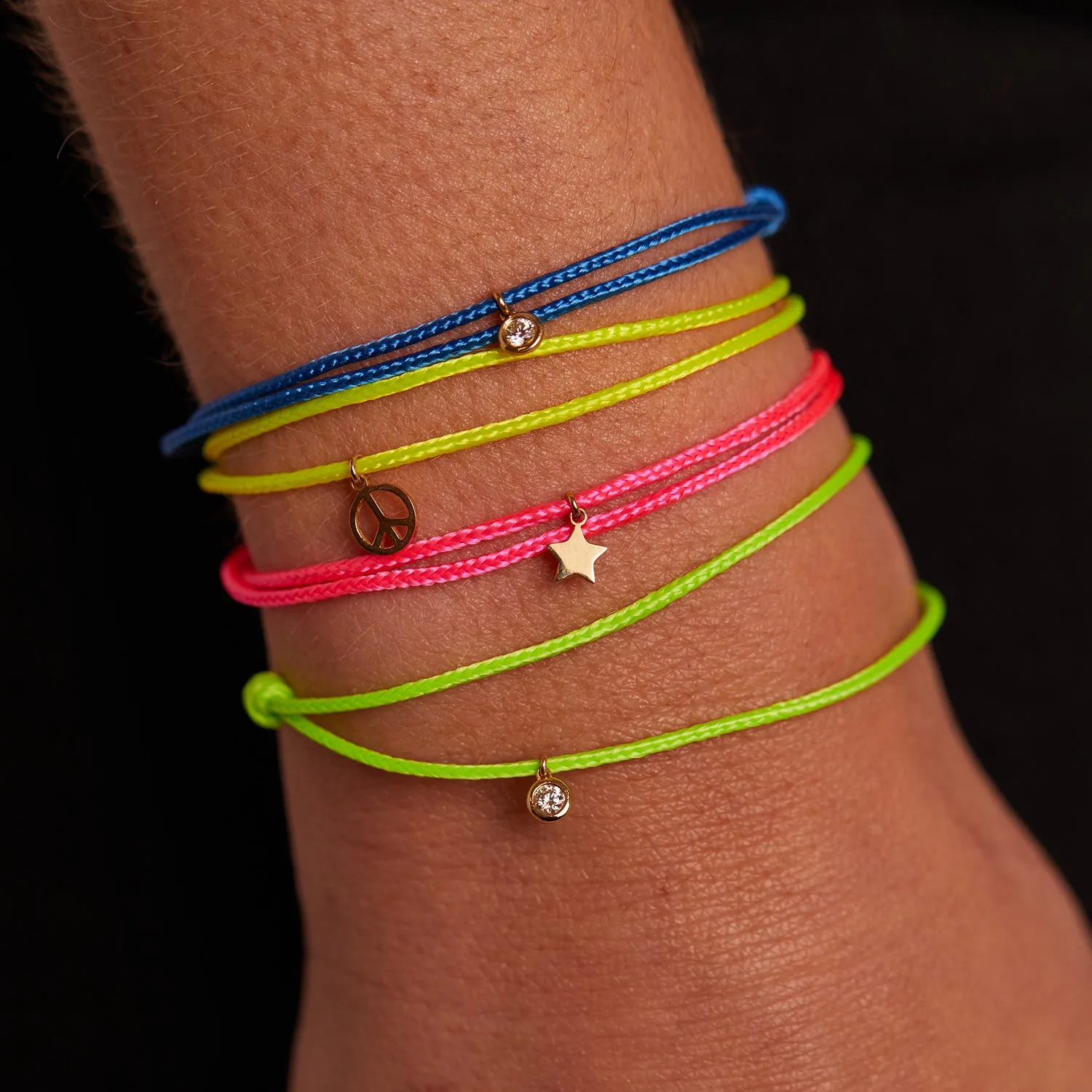 Cord Charm Bracelet