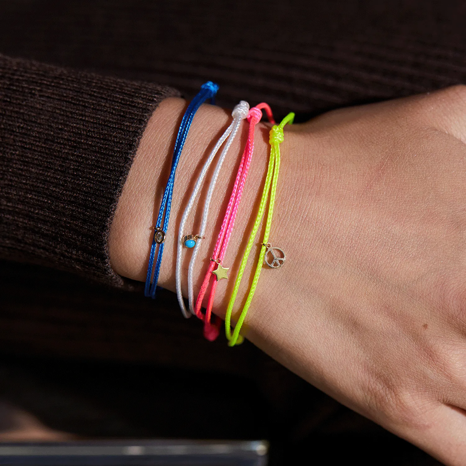 Cord Charm Bracelet