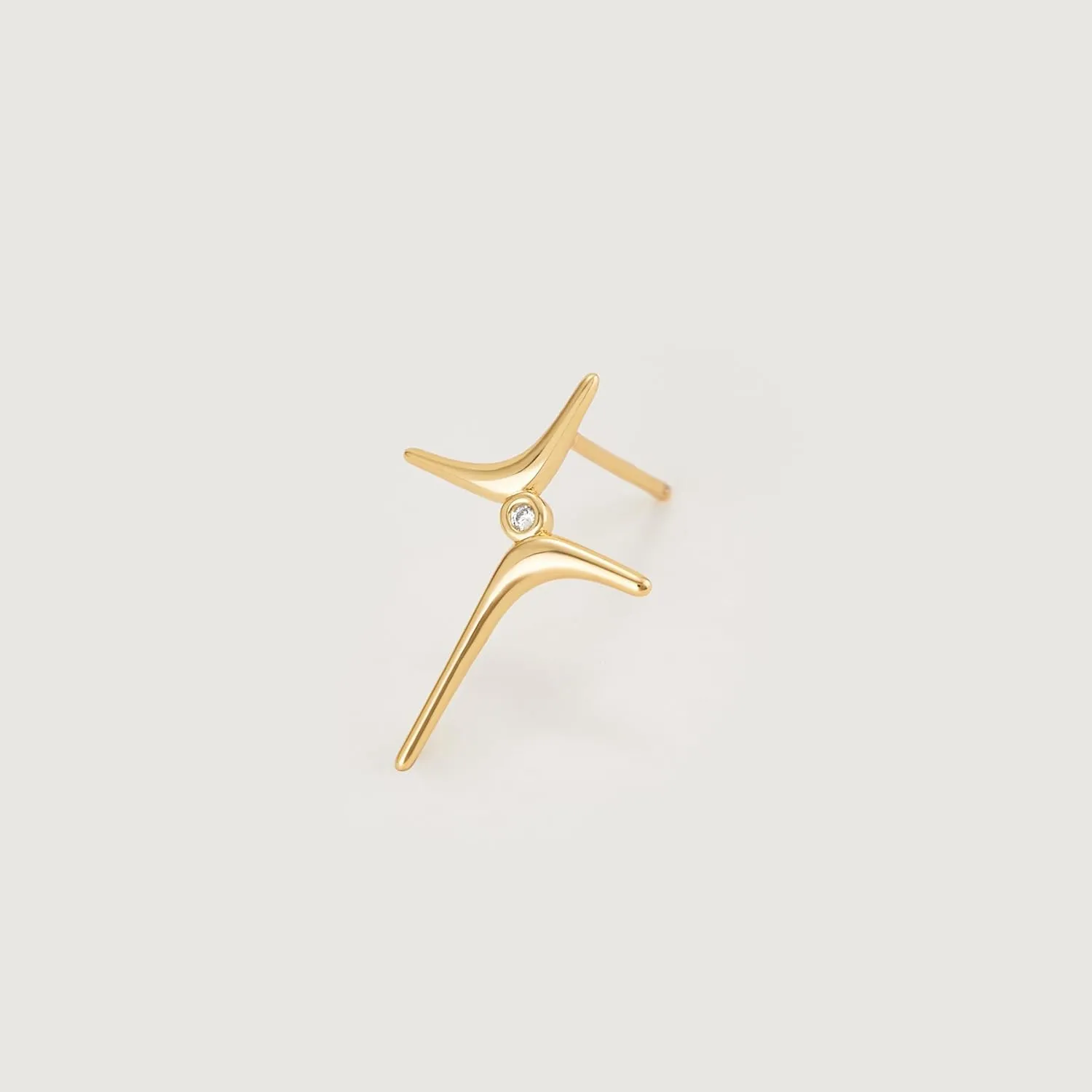 Cross Stud Earrings for Women Trendy 14K Gold Plated Sterling Silver Post Cubic Zirconia Cross Earrings Hypoallergenic Gold Jewelry Gifts