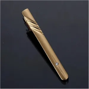 Crystal Inlaid Men's Tie Clip Women's Wedding Parties Jewelry Accessories Casual Business Attire Collar Clips(E)