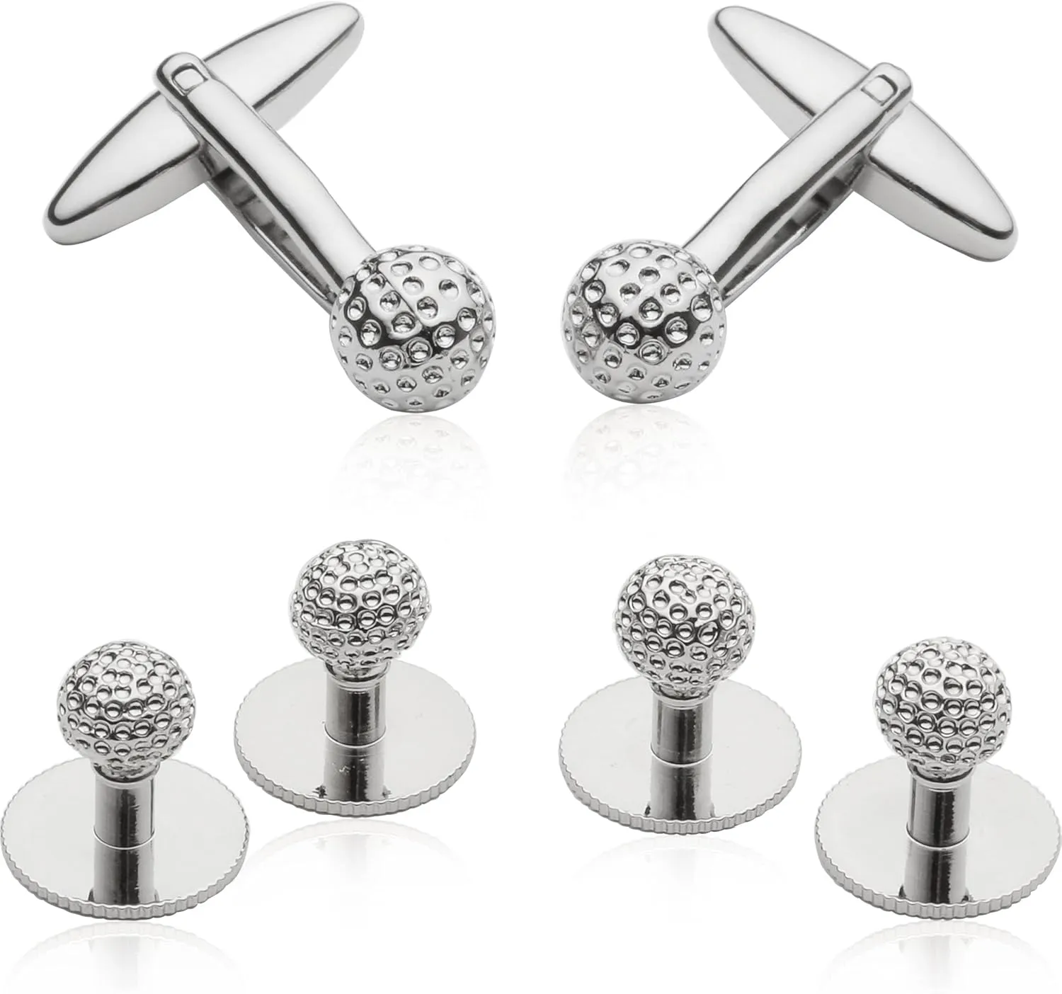 Cuff-Daddy Mens Golf Formal Set Cufflinks & Studs with Presentation Box