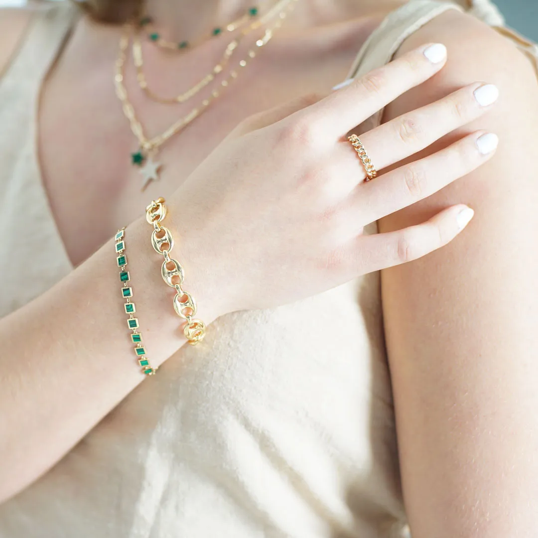 Curb Link Ring