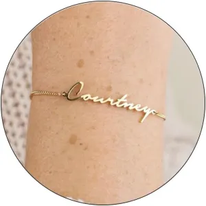 Custom Bracelet for Women - 14K Gold Plated Adjustable Name Anklet Bracelets Personalized, Customized Bracelet Birthday Gift for Women