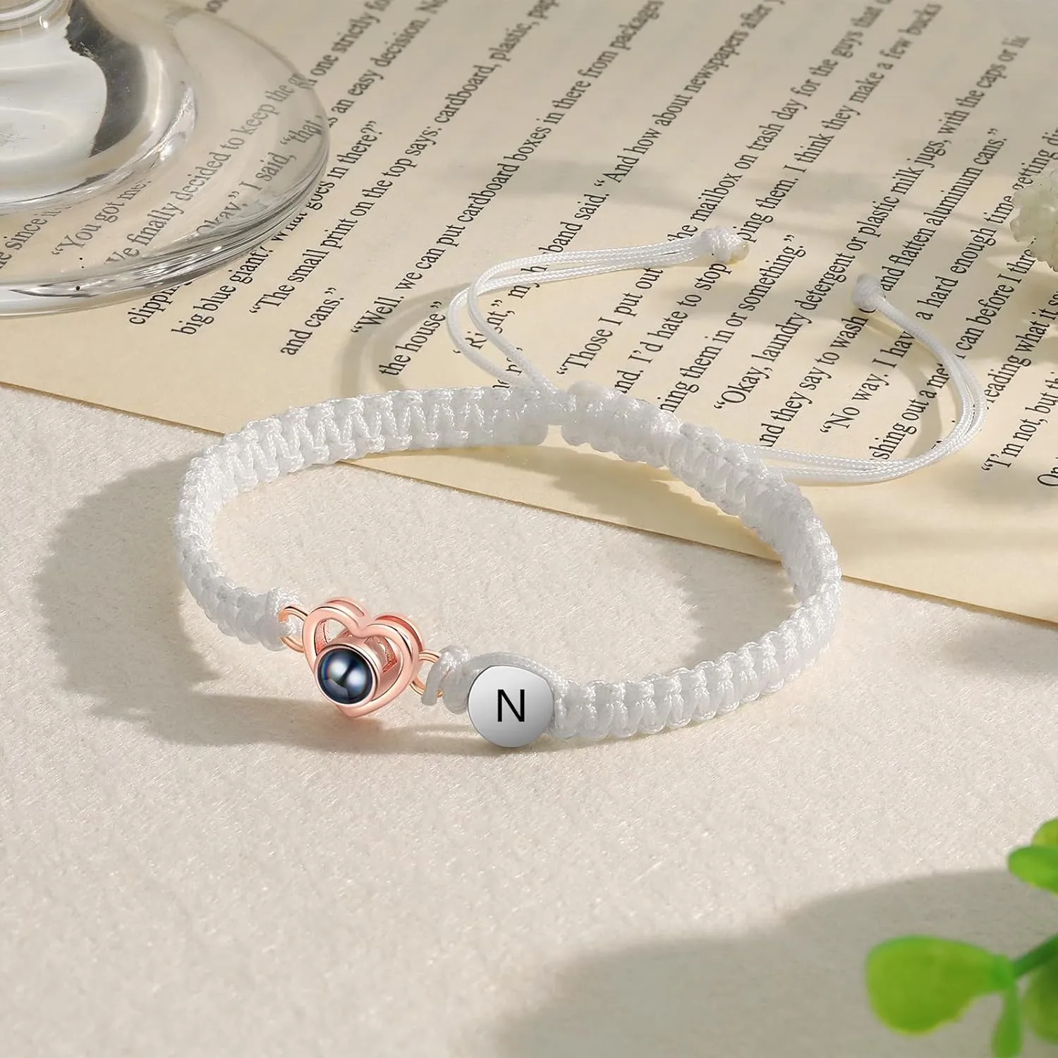 Custom Bracelets with Picture inside, Personalized Gifts for Men Women, Picture Bracelet Personalized Photo Projection Bracelet, Valentines Day Gifts, Memorial Gifts for Loved One