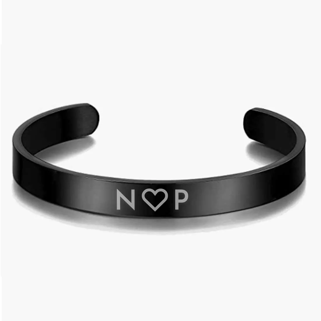 Custom Name Bracelets for Men Women - Rose Gold Plated/Black Rhodium/Gold Plated - Infinity